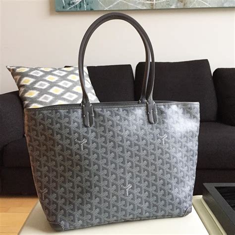 goyard grey bag|goyard bag prices.